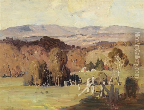 The Dandenong Ranges Oil Painting - William Beckwith Mcinnes