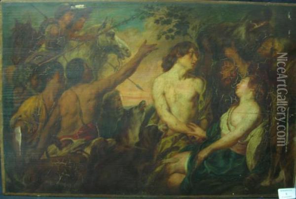 Atalante Et Meleagre Oil Painting - Jacob Jordaens