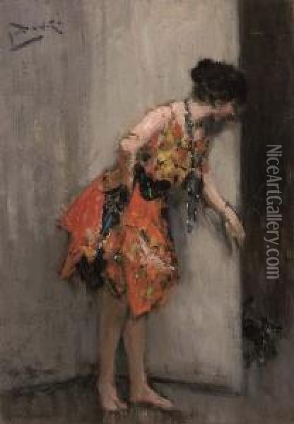 Hide And Seek Oil Painting - Albert Ludovici