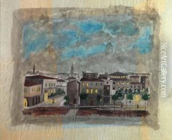 Vista Di Firenze Oil Painting - Fabio Borbottoni