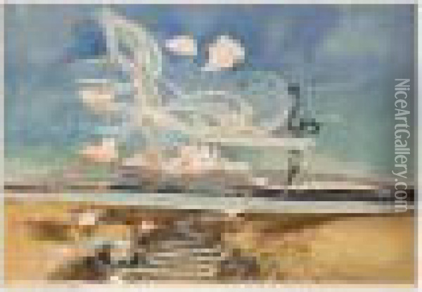 The Battle Of Britain (garton 525) Oil Painting - Paul Nash