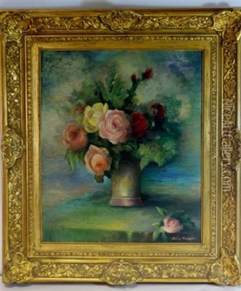 Bouquet De Fleurs Oil Painting - Felix Pissarro