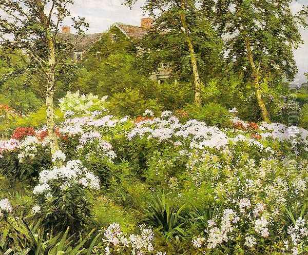 A Garden 1911 Oil Painting - Gaines Ruger Donoho