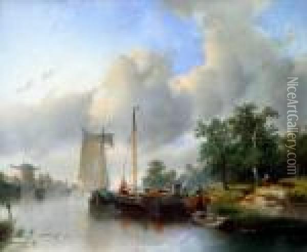 Ohne Titel Oil Painting - Jacobus Adrianus Vrolijk