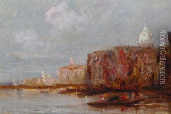  Vue De Venise  Oil Painting - Felix Ziem