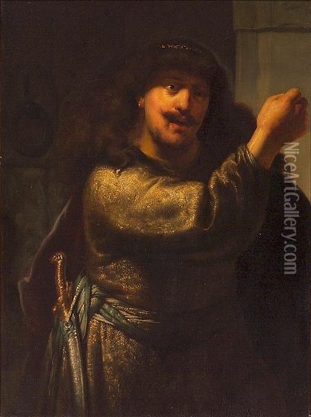Samson Accusing His Father-in-law Oil Painting - Rembrandt Van Rijn