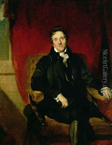 Portrait of Sir John Soane 1753-1837 Oil Painting - Sir Thomas Lawrence