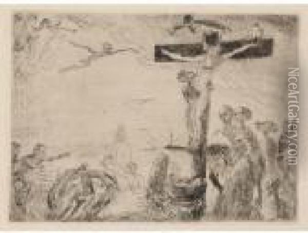 Le Christ Tourmente Par Les Demons Oil Painting - James Ensor