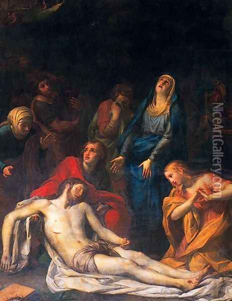 Deposition of Christ 2 Oil Painting - Anton Raphael Mengs