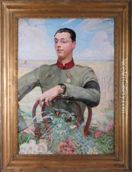 Portret Antoniego Gotz - Okocimskiego Oil Painting - Jacek Malczewski