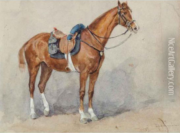 Ritratto Di Cavallo Oil Painting - Francesco, Lord Mancini