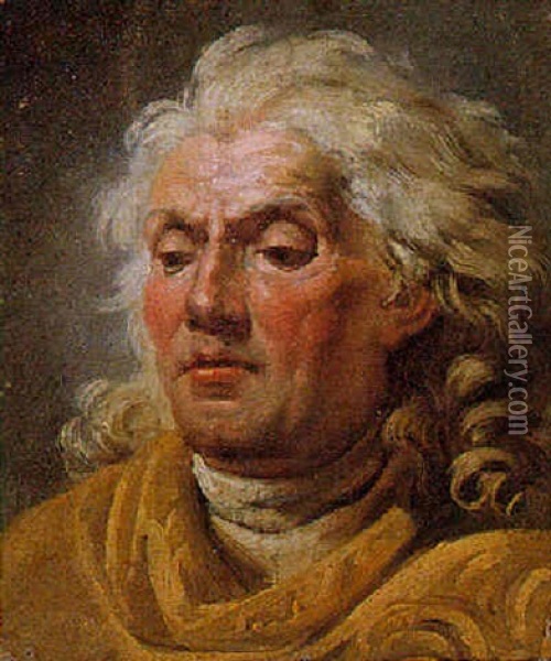 Portrait D'homme Oil Painting - Nicolas Bernard Lepicie