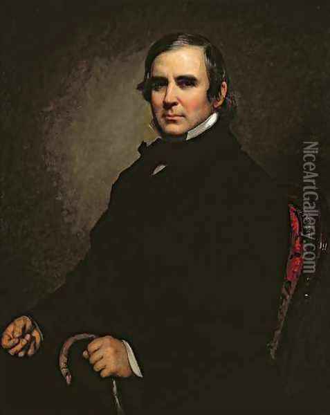 William Butler Ogden 1805-77 Oil Painting - George Peter Alexander Healy