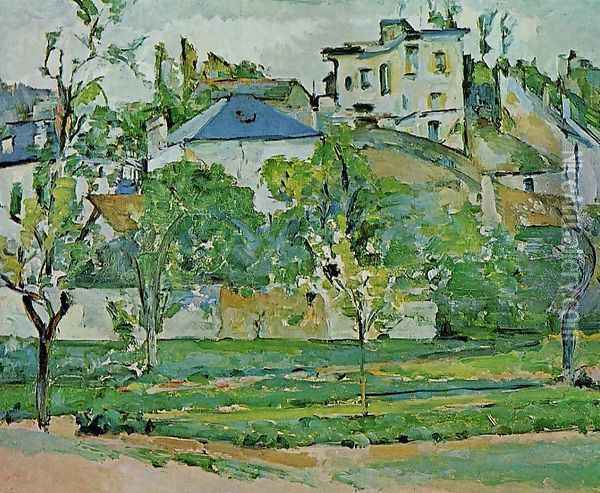 Orchard In Pontoise Oil Painting - Paul Cezanne