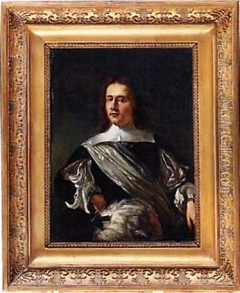 Portrait De Jeune Homme Oil Painting - Willem Verschwer
