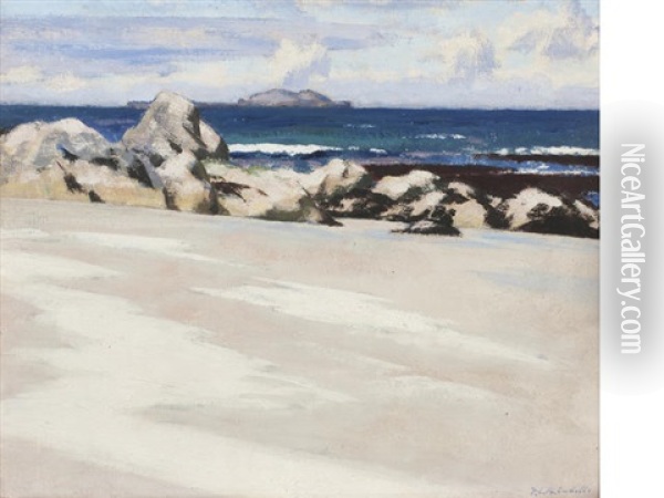 Iona (-the Island Of Lunga) Oil Painting - Francis Campbell Boileau Cadell
