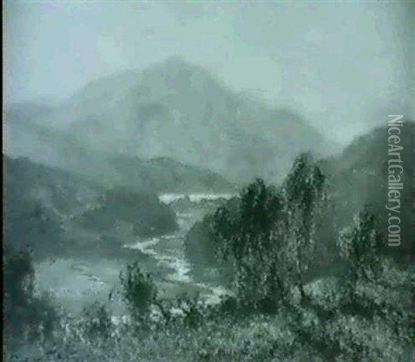 Loch Achray, Ben Venue Oil Painting - J.A. Henderson Tarbet