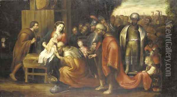 The Adoration of the Magi 5 Oil Painting - Sir Peter Paul Rubens