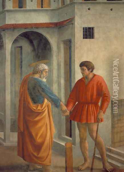Tribute Money (detail-2) 1426-27 Oil Painting - Masaccio (Tommaso di Giovanni)