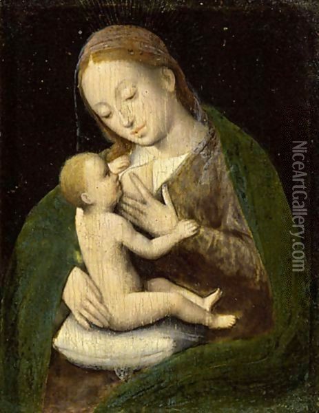 Madonna And Child Oil Painting - Joos Van Cleve