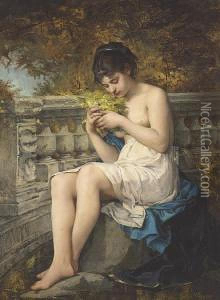 La Jeune Mere Oil Painting - Jules Salles-Wagner