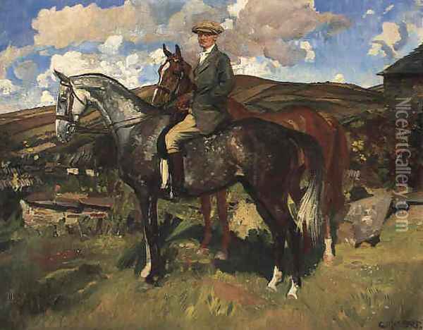 Algernon Talmage R.A., Martha and James Oil Painting - George Lambert