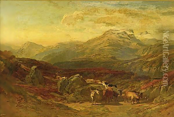 The Rocky Road Oil Painting - William Leighton Leitch