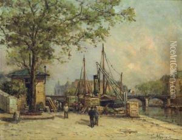 Ville Du Nord Oil Painting - Gustave Mascart