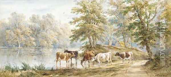 Sheffield Park, Sussex Oil Painting - Henry Earp