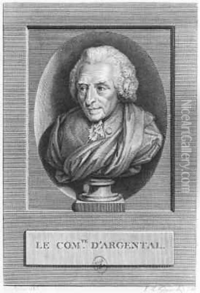Charles Augustin de Ferriol Comte dArgental Oil Painting - Defraine, Jean Florent
