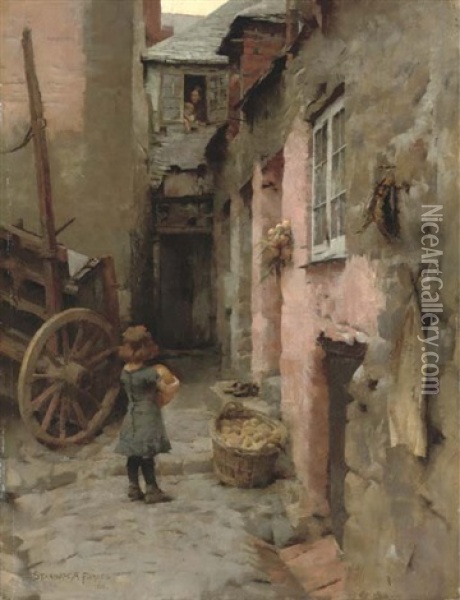 Daily Bread Oil Painting - Stanhope Forbes