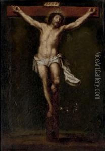 The Crucifixion Oil Painting - Pieter van Lint