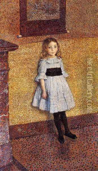 Little Denise 1889 Oil Painting - William Merritt Chase