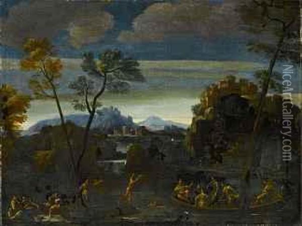 Bologna - Neapel Oil Painting - Domenico Zampieri (Domenichino)