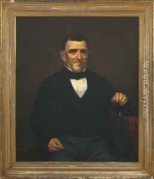Portrait Of William Moses Oil Painting - Paul E. Poincy