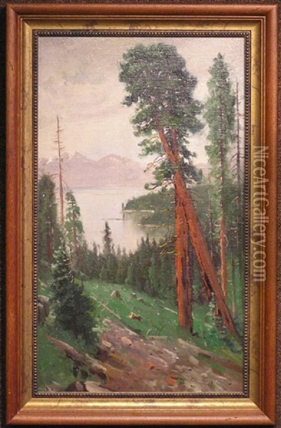 High Sierras Oil Painting - Deidrich Henry Gremke