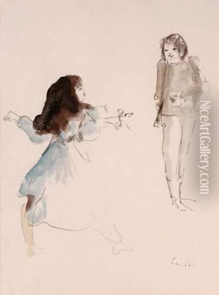 La Fanfarlo. Nice, La Diane Francaise, 1969 Oil Painting - Charles Baudelaire