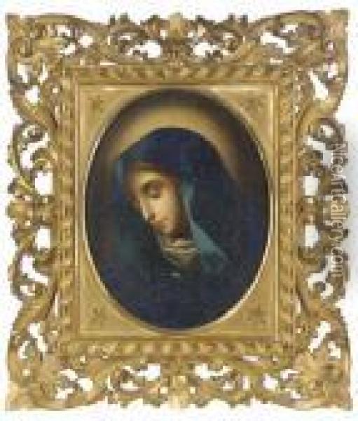 The Madonna Del Dito Oil Painting - Carlo Dolci