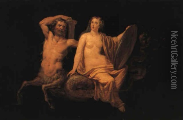 Figure Mitologiche Oil Painting - Michelangelo Maestri