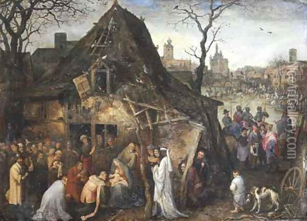 The Adoration of the Magi Oil Painting - Jan Brueghel the Younger