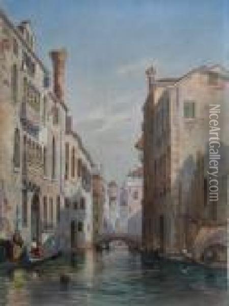 Venetian Scene Oil Painting - Samuel Prout