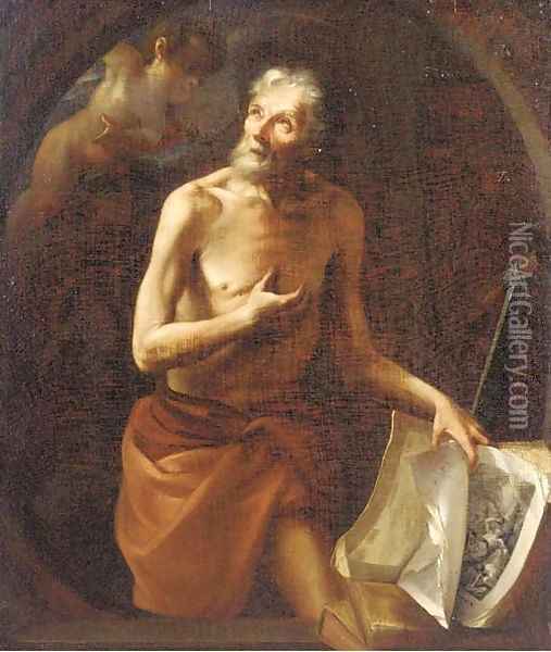 Saint Jerome Oil Painting - Franz Sigrist