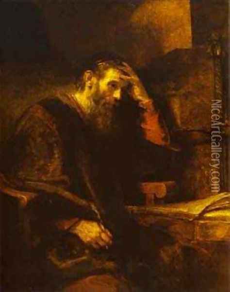 The Apostle Paul 1657 Oil Painting - Harmenszoon van Rijn Rembrandt