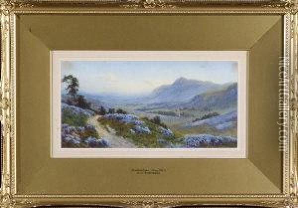 Heathertime, Shap Fells Oil Painting - Edward Henry Holder