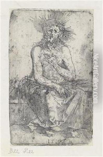 The Man Ofsorrows Oil Painting - Albrecht Durer
