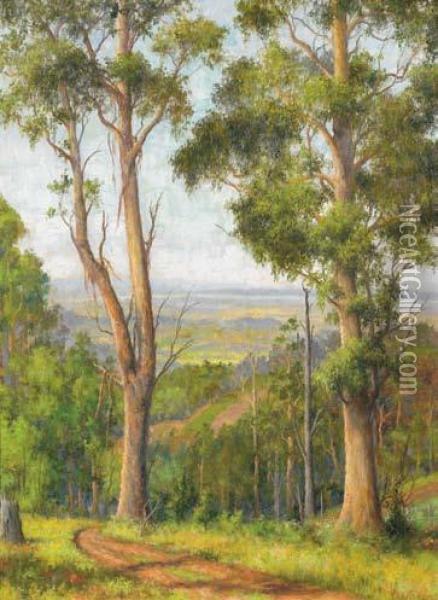 Landscape Circa 1900 Oil Painting - Theodore Brooke Hansen