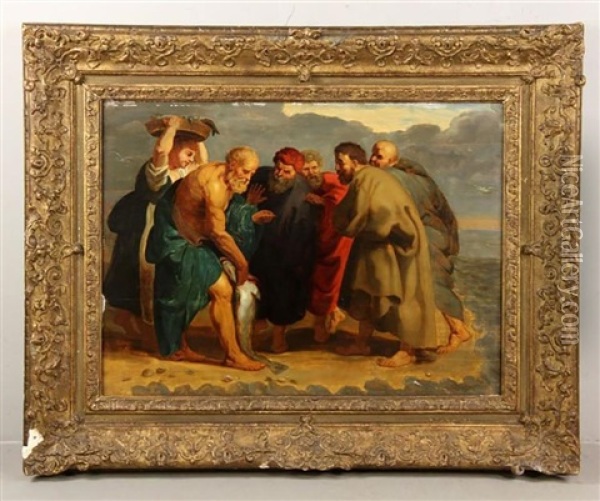 St. Peter Finding The Tribute Money Oil Painting - Peter Paul Rubens