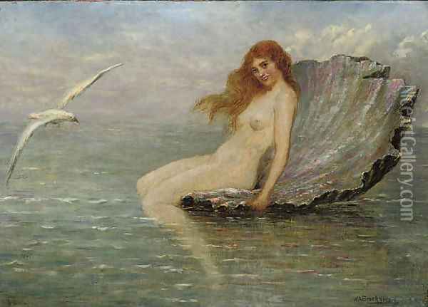 Aphrodite Oil Painting - William A. Breakspeare