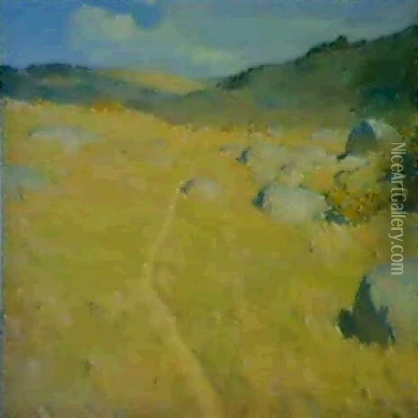 Hills Of Naushon Oil Painting - William Langson Lathrop