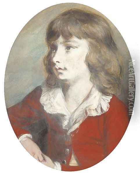 A portrait of John Corbet, half length Oil Painting - Daniel Gardner